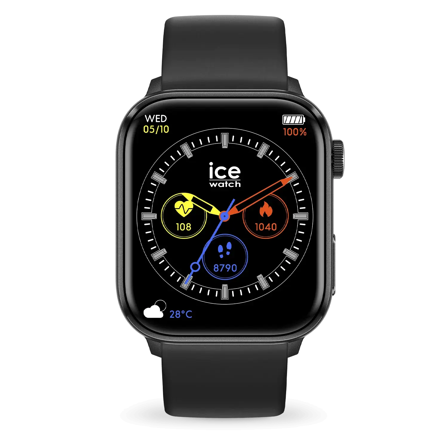 Ice Smart 2.0 Zwart M Aangesloten Horloge 