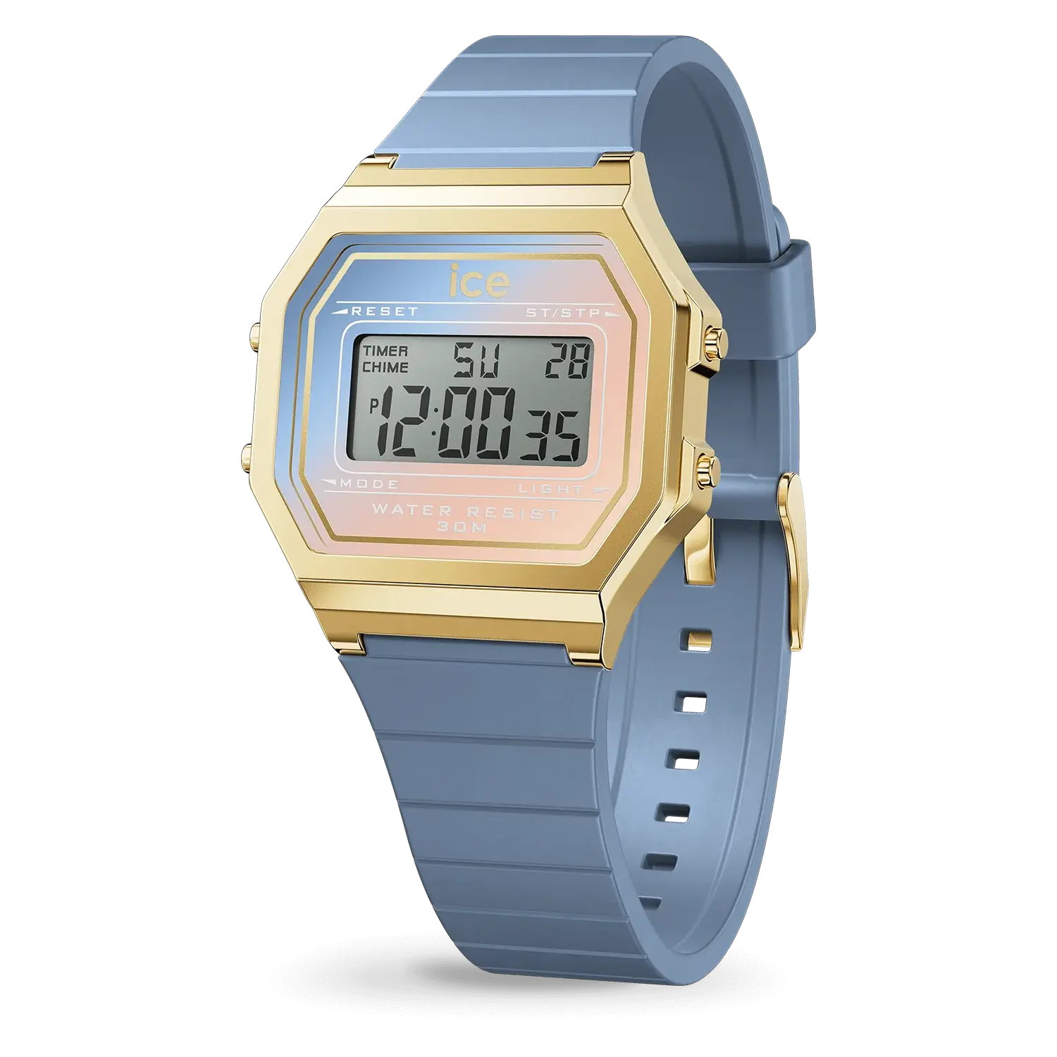 Ice Digit Retro Watch - Blue Majestic S 