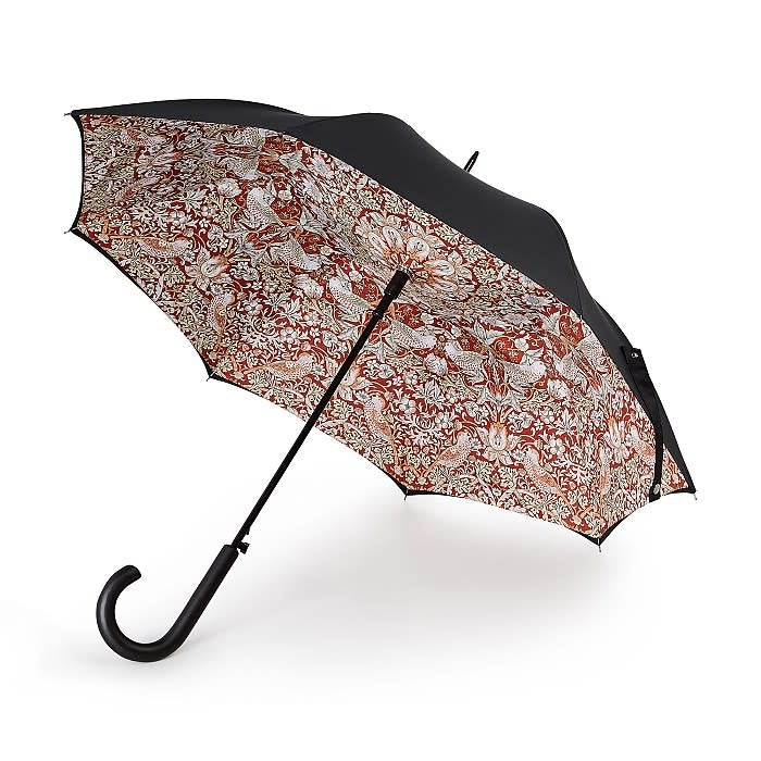 Bloomsbury Umbrella - Strawberry Thief Indian Red 