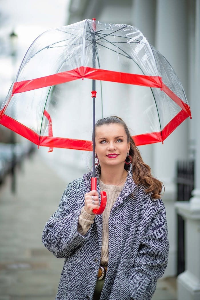 Parapluie Birdcage - Rouge