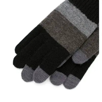 Gants Tactiles - Axis Gris & Noir - Laine