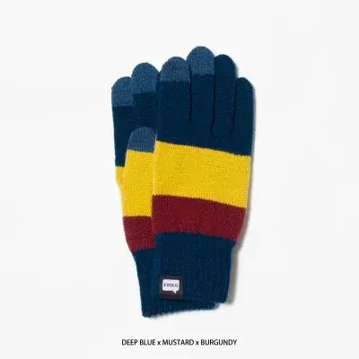 Tactile Gloves - Axis Blue, Mustard, Burgundy 