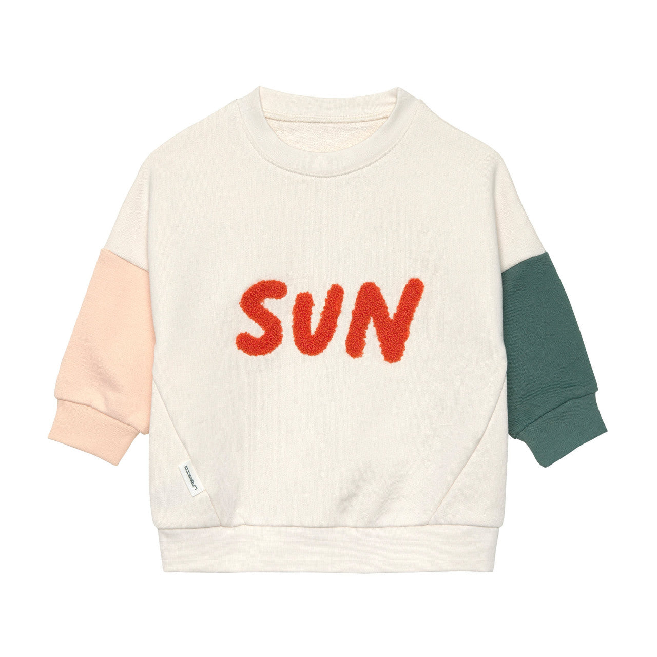 Kindersweatshirt Little Gang Sun gebroken wit