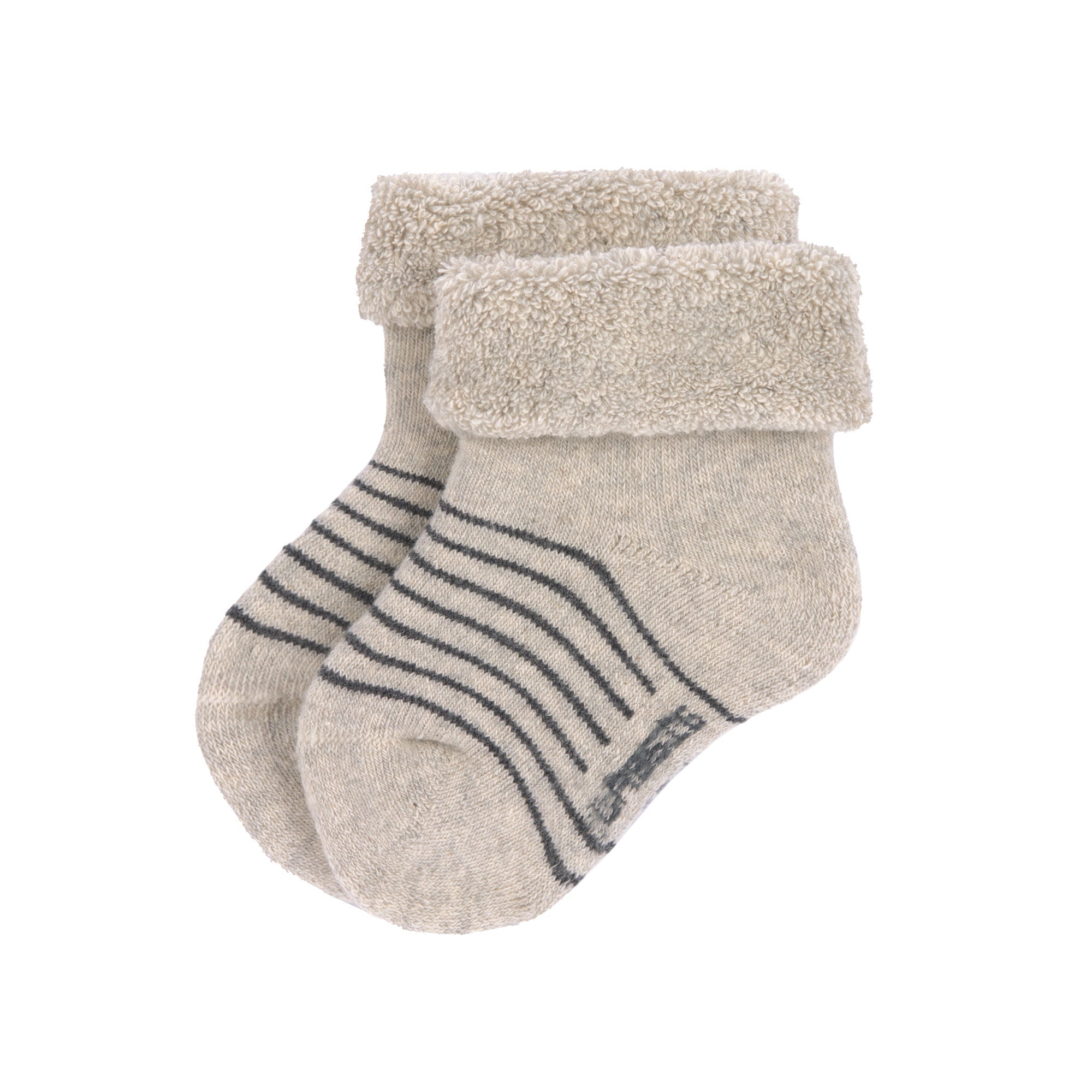 Lot de 3 chaussettes bébé GOTS Gris