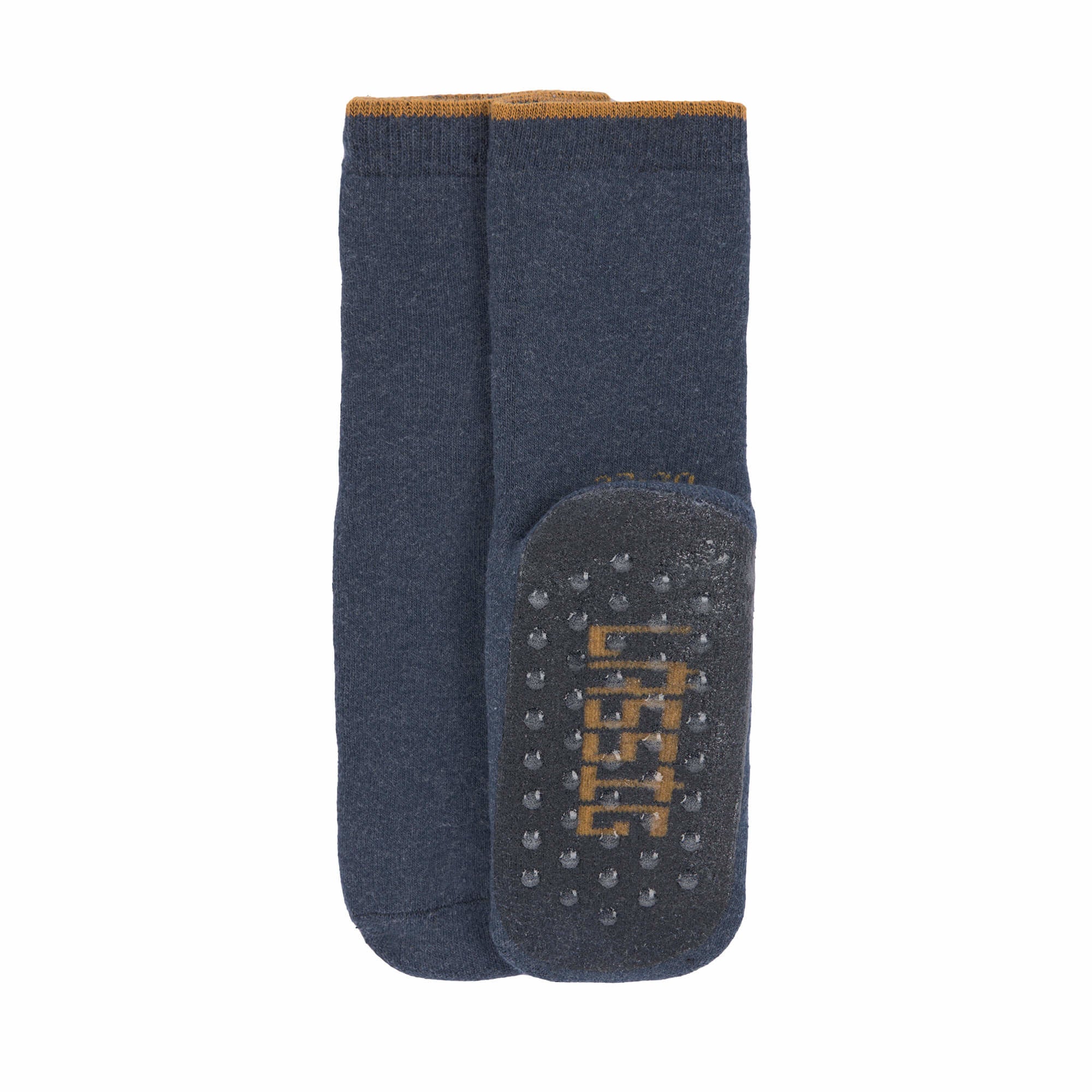 set of 2 anti-slip socks bleu/gris