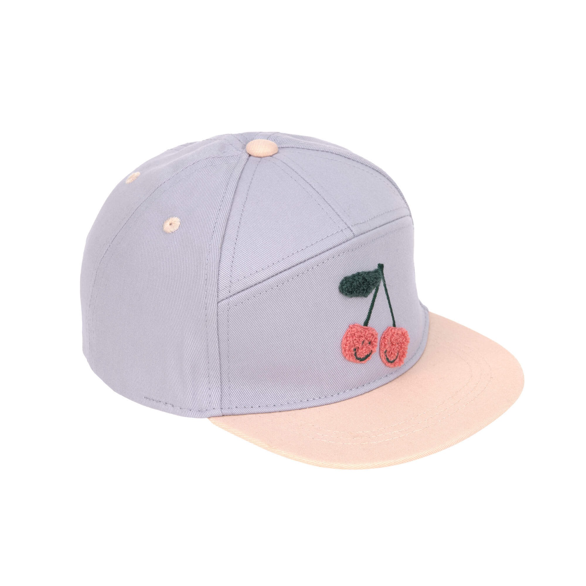 Casquette de skateur enfants - Little Gang, Cerise Lilas