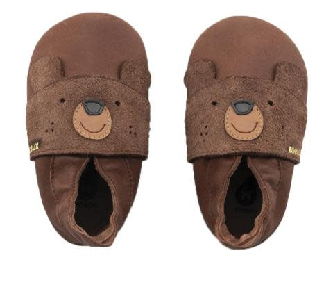 Papa Bear soft leather slippers