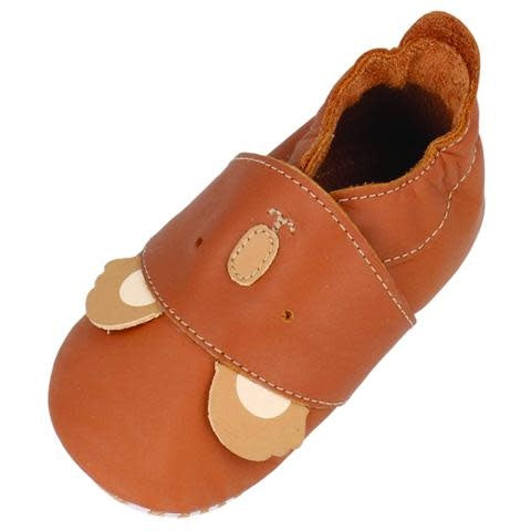 Chaussons en cuir souple Koko Koala Camel