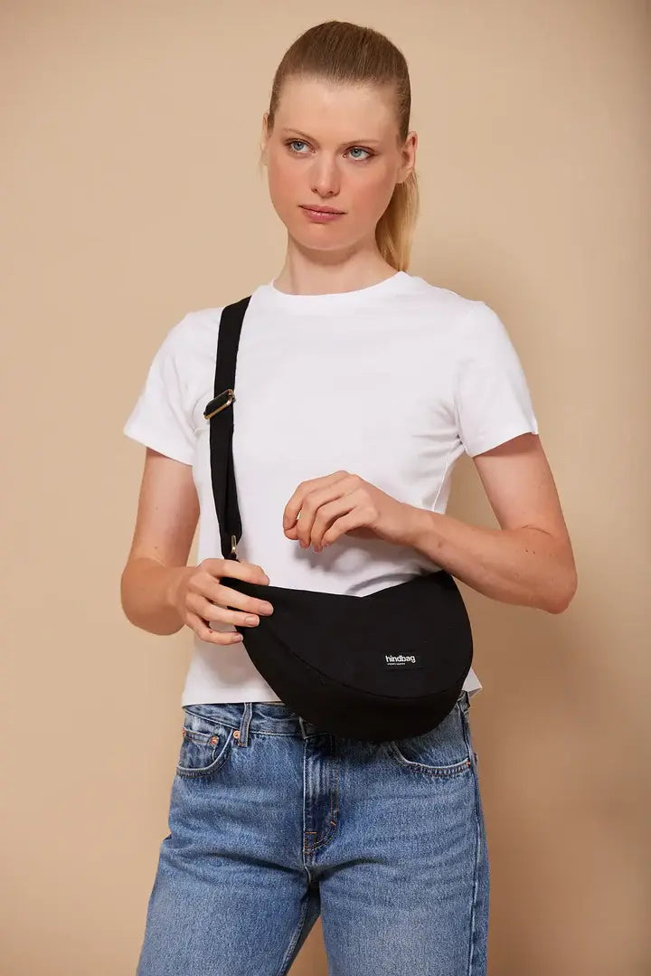 Andrea Bag - Black Organic Cotton 