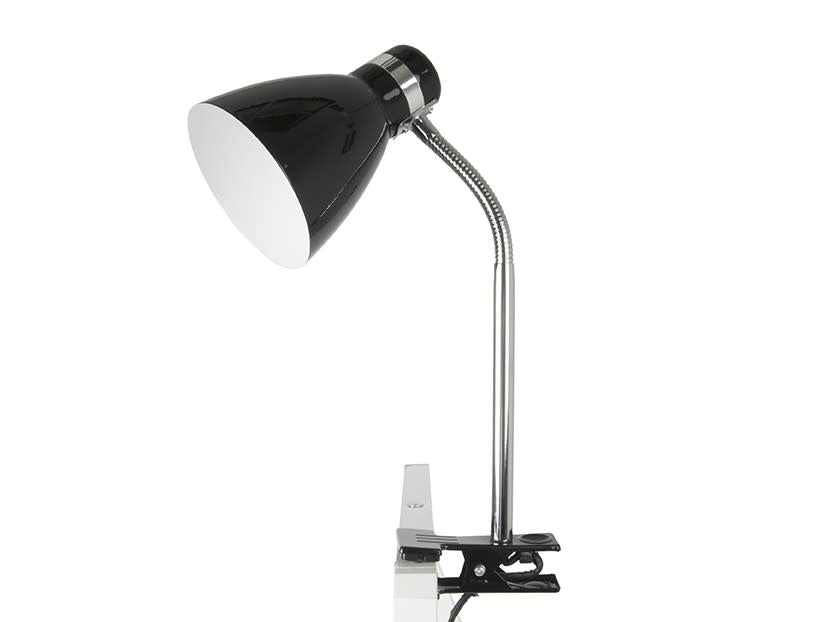 Clip on Lamp - Zwart Study 