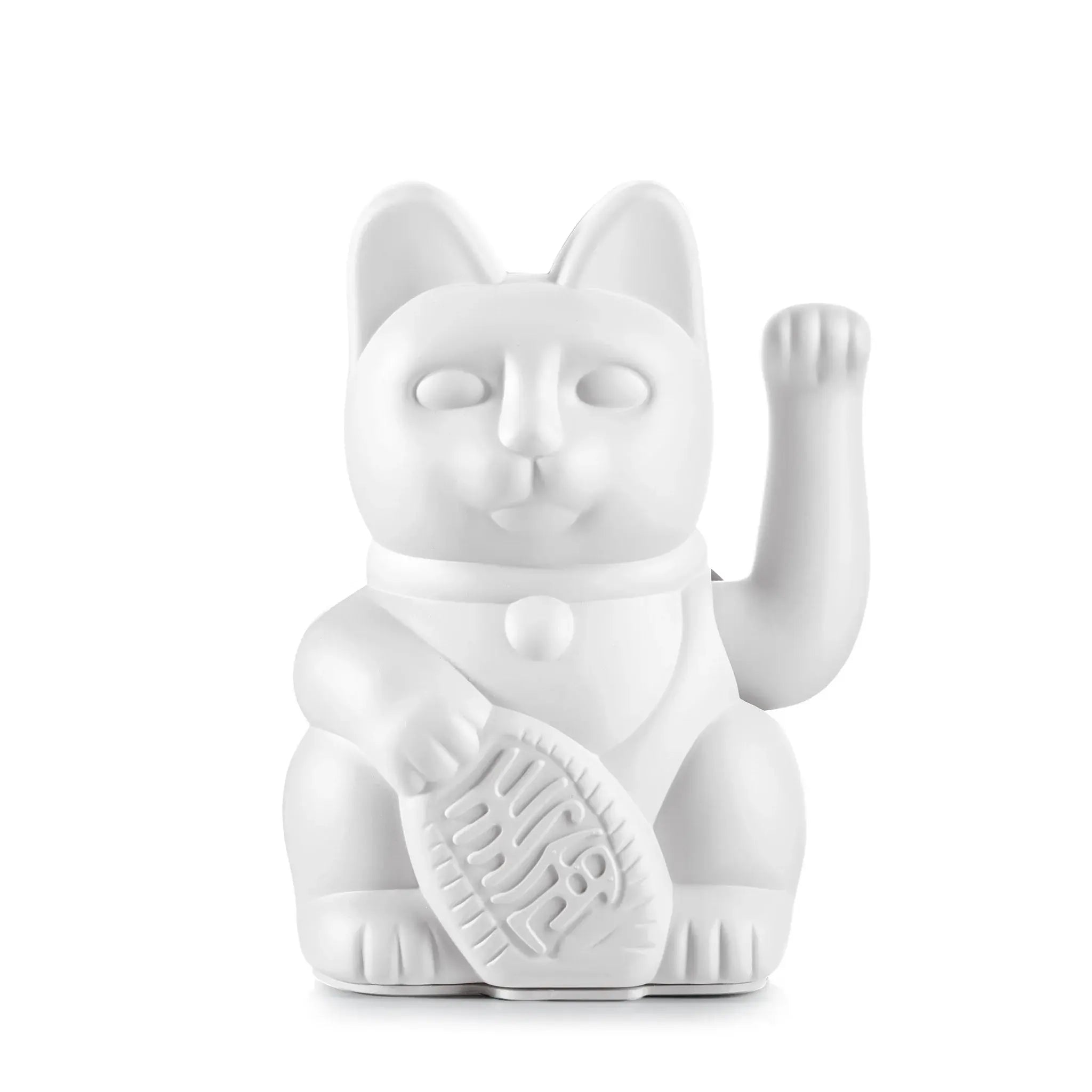 Chat Porte-bonheur Maneki Neko Blanc