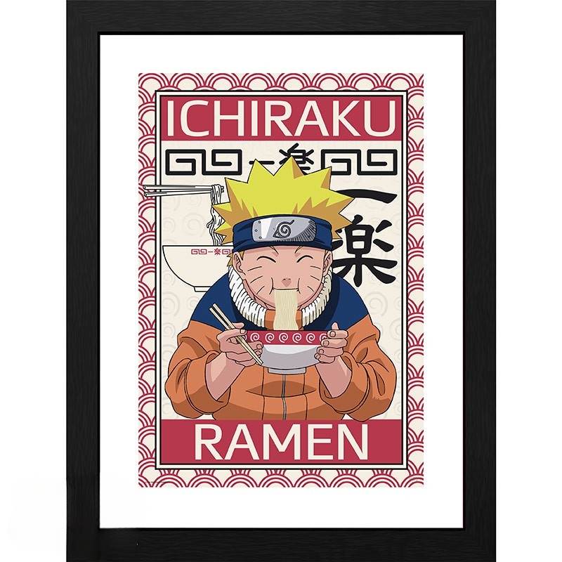 Tirage Encadré - Naruto - Ichiraku Ramen