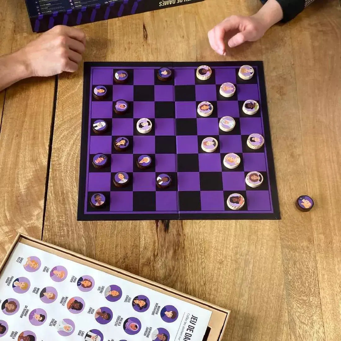 Inspiring checkers game