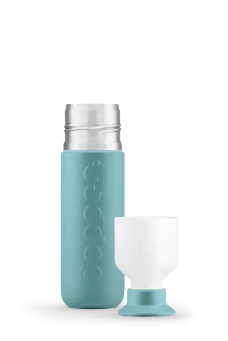 Insulated Bottle with Cup - Bottlenose Blue - 350ml 