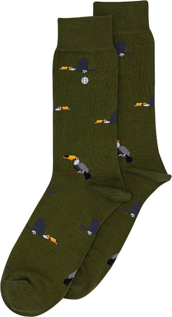 Green Toucan Socks 