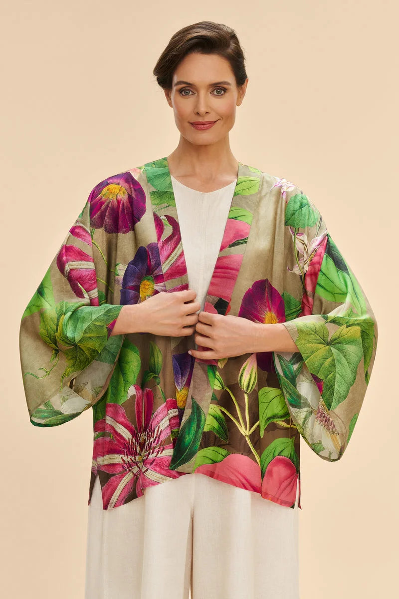 Oversized kimono Jas - Botanicals