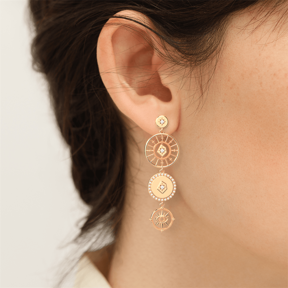 Astrale long earrings 