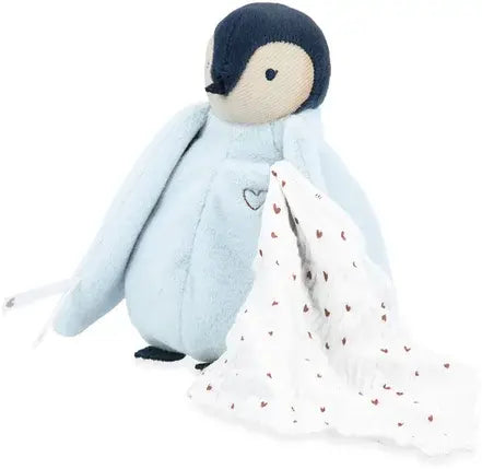 Blue Penguin Kissing Plush 