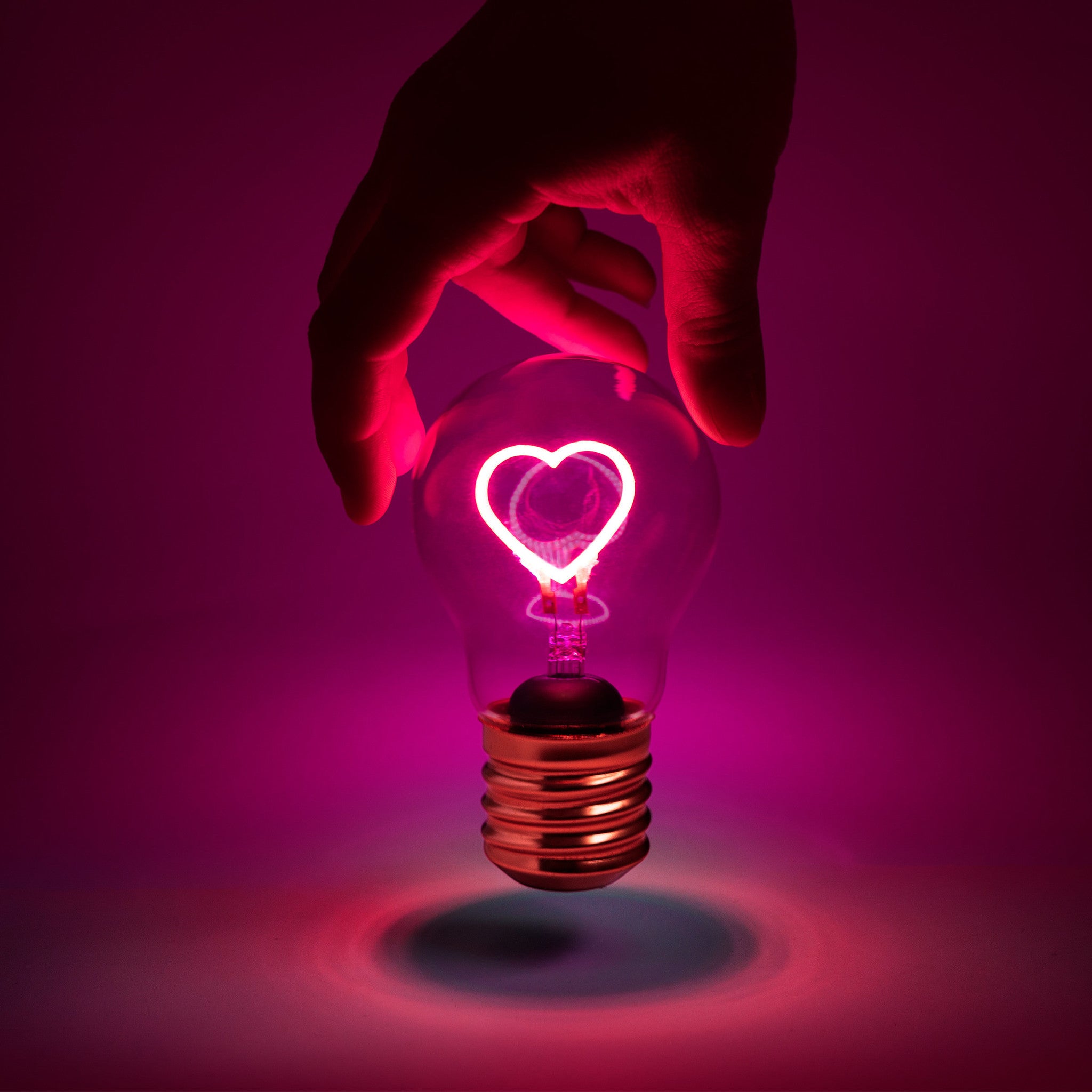 Heart Cordless Lightbulb