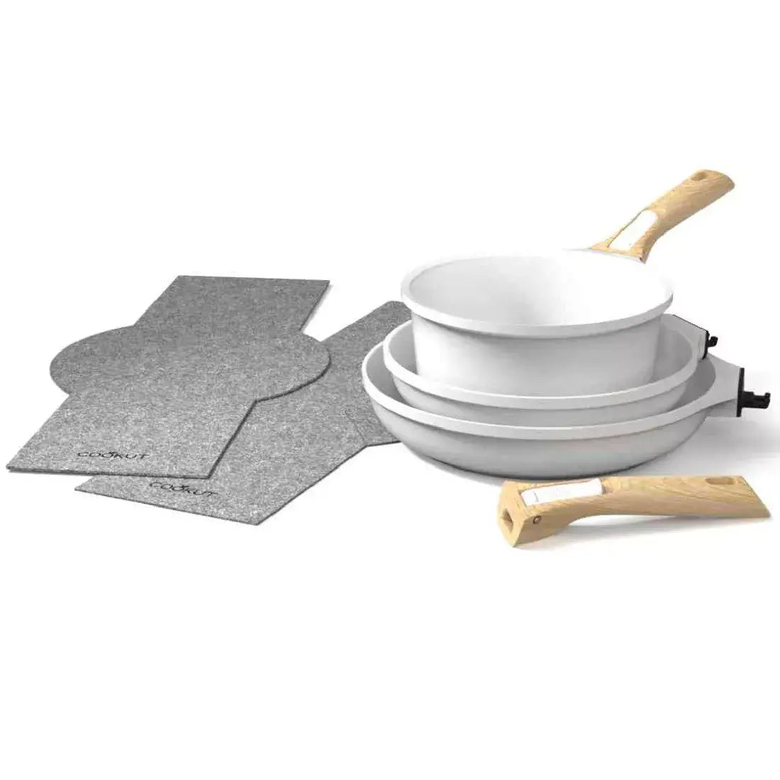 Set of Three Detachable Saucepans Polar 