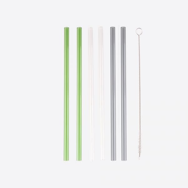 Glass straw Set of 6  