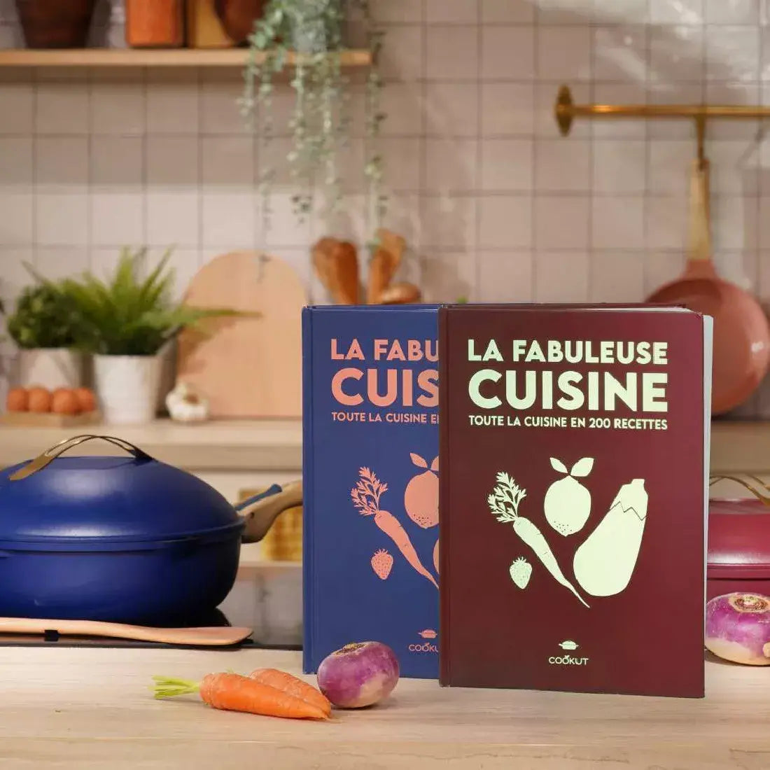 Book of 200 Recipes - La Fabuleuse Cuisine Purple 