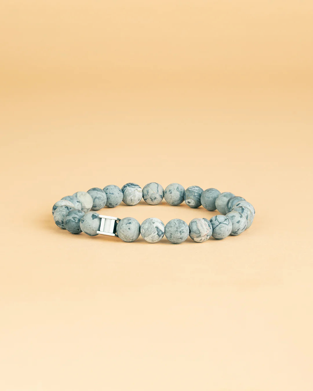 Alpha Gray Jasper Stone Bracelet