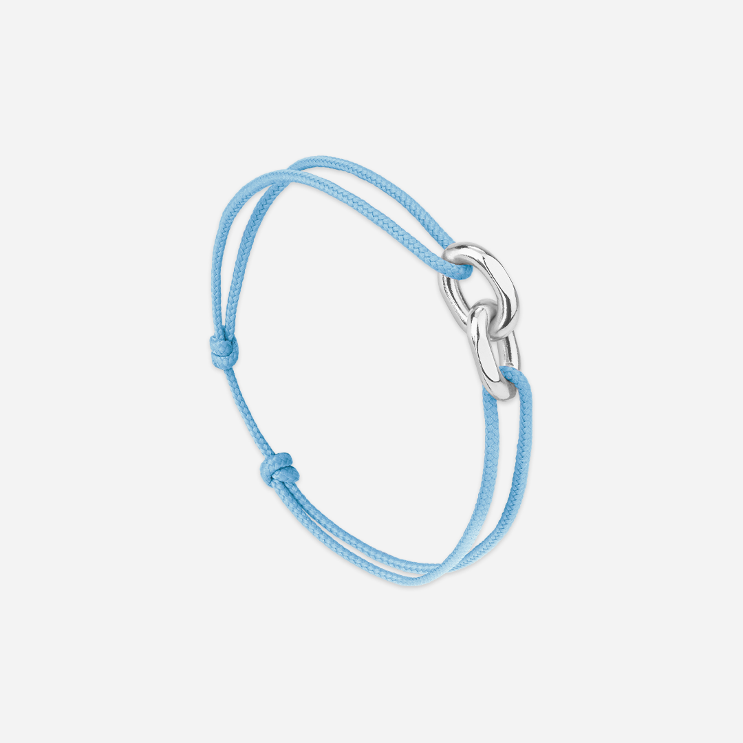 Union Bracelet - Bruges Sky Blue/Silver