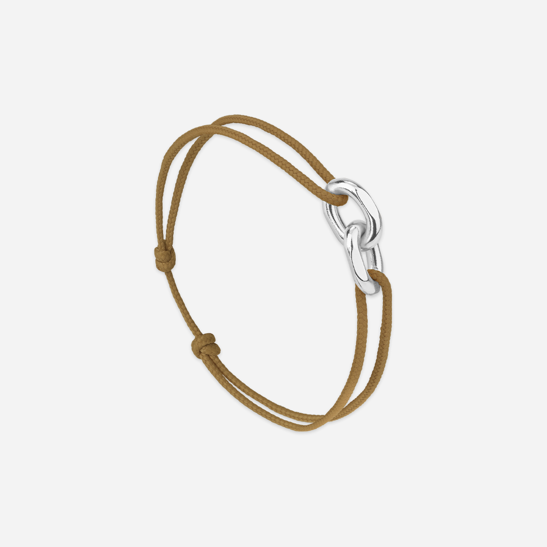 Union Bracelet - Budapest Taupe/Silver