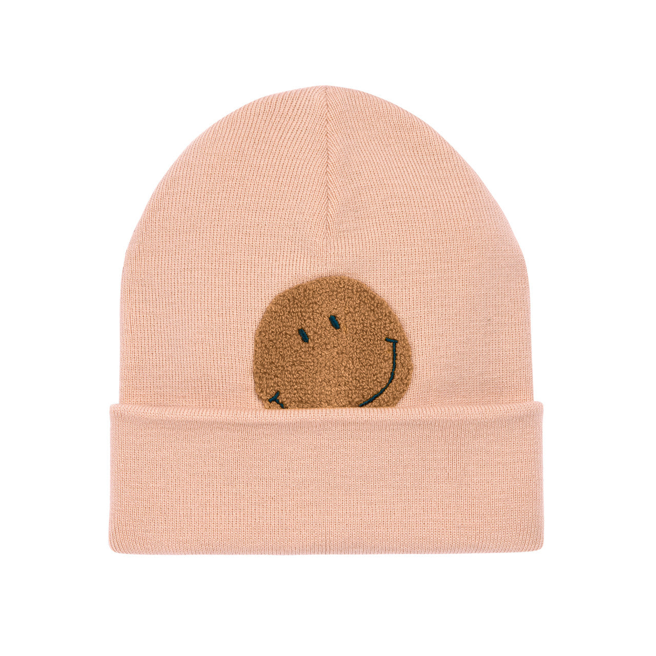 Smile Light Pink Little Gang merino hat 3 - 6 years