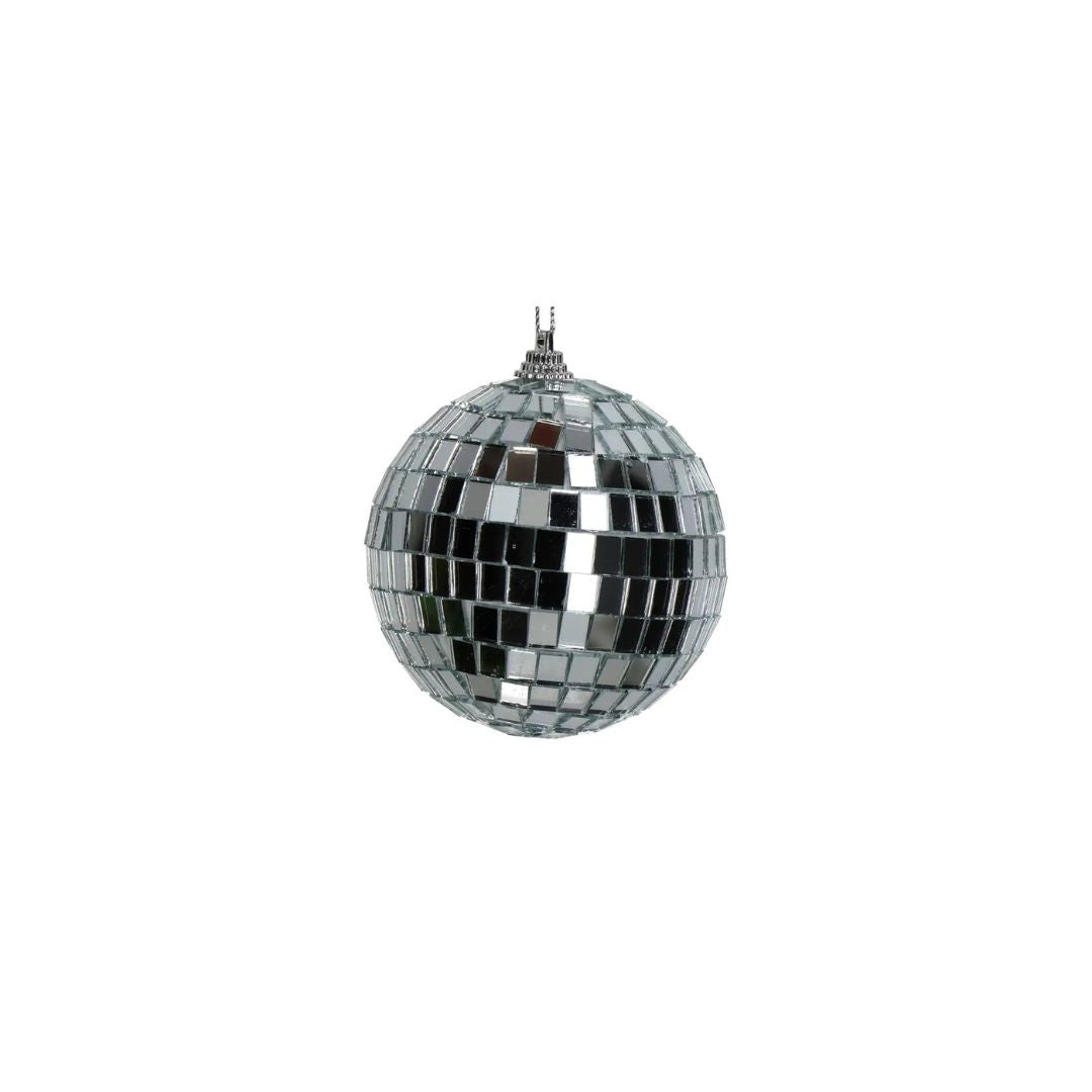 Boules disco à facettes - argent