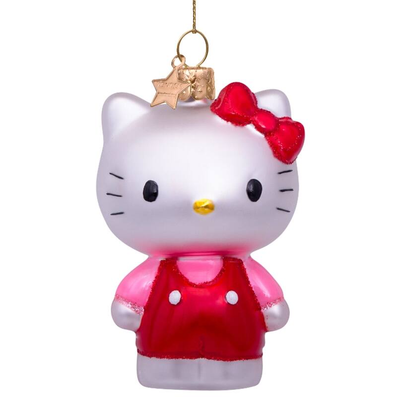 Hello Kitty pink pantsuit christmas ball