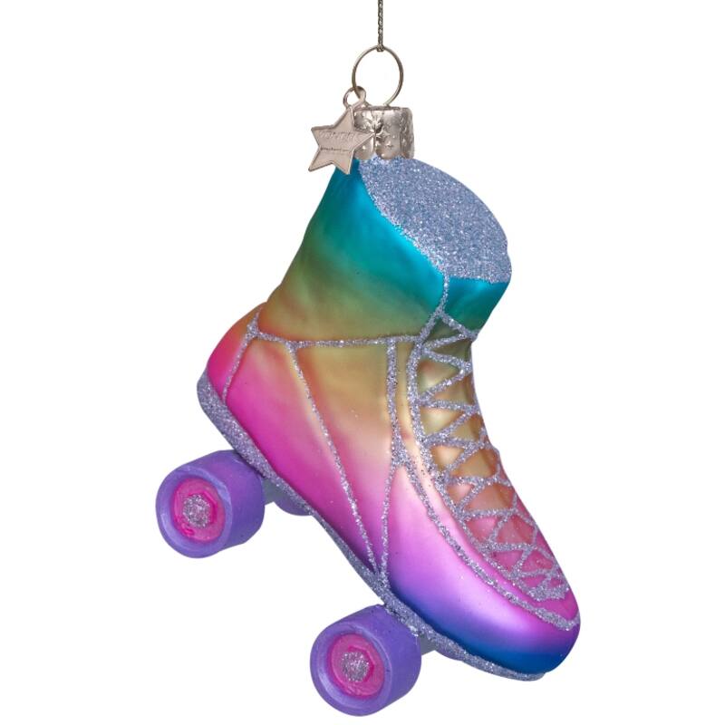 Boule de noël  multi soft color rainbow skate