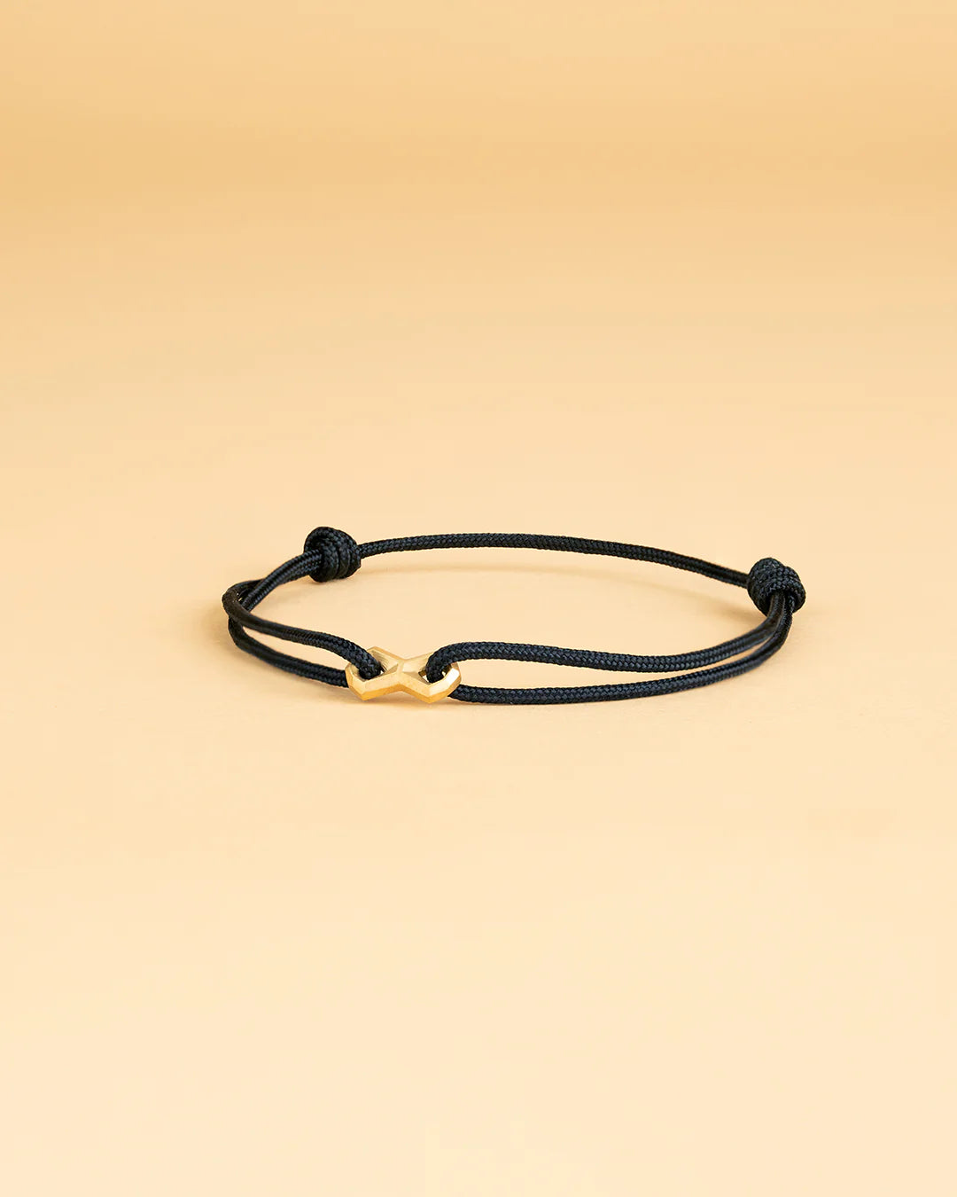 Zwart gouden Infinity armband