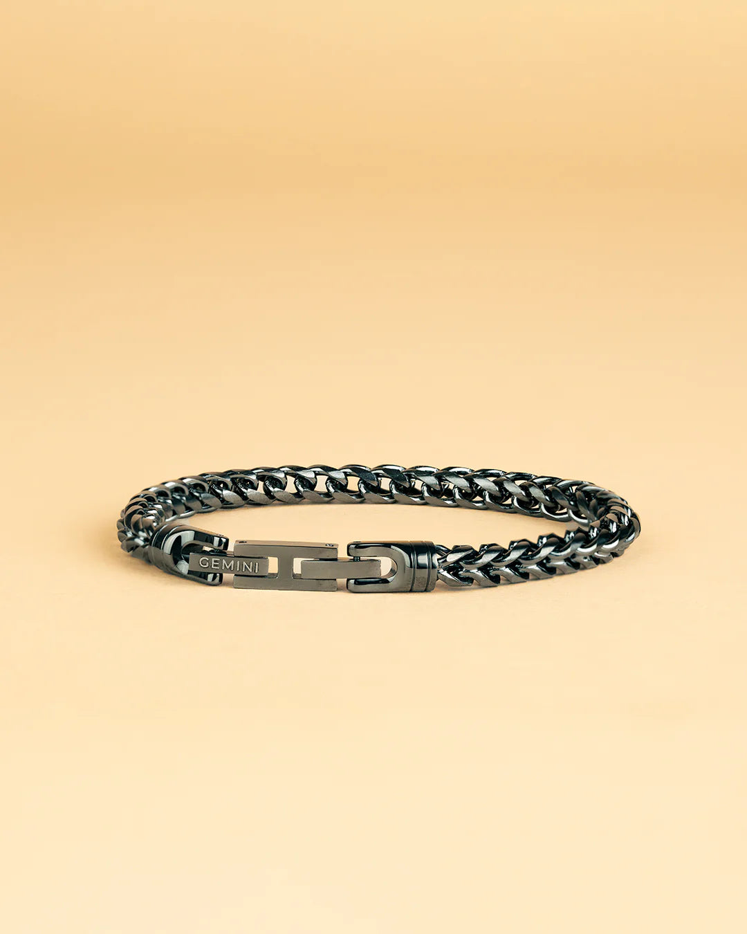 Milia Black Metal Mesh Bracelet 