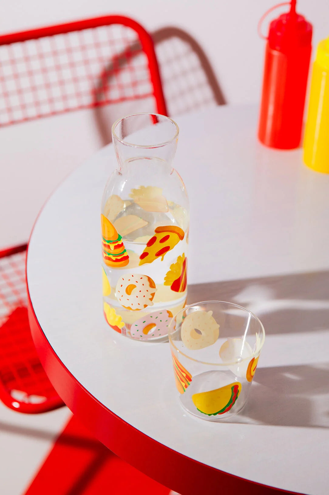 Carafe en verre - Fast food