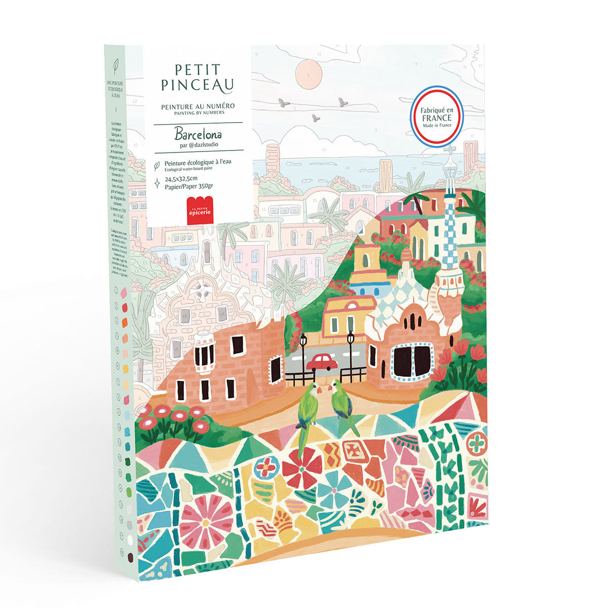 Coffret Peinture au numéro -Barcelona par DazlStudio