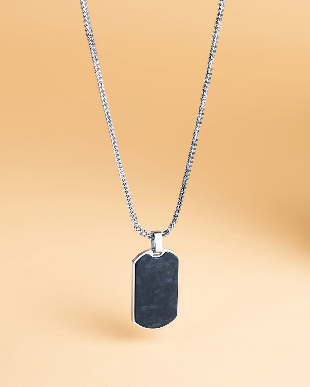 Bellum Silver & Carbon Necklace  