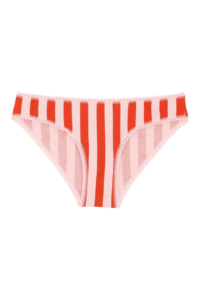 Pink Stripes Organic Cotton Panties