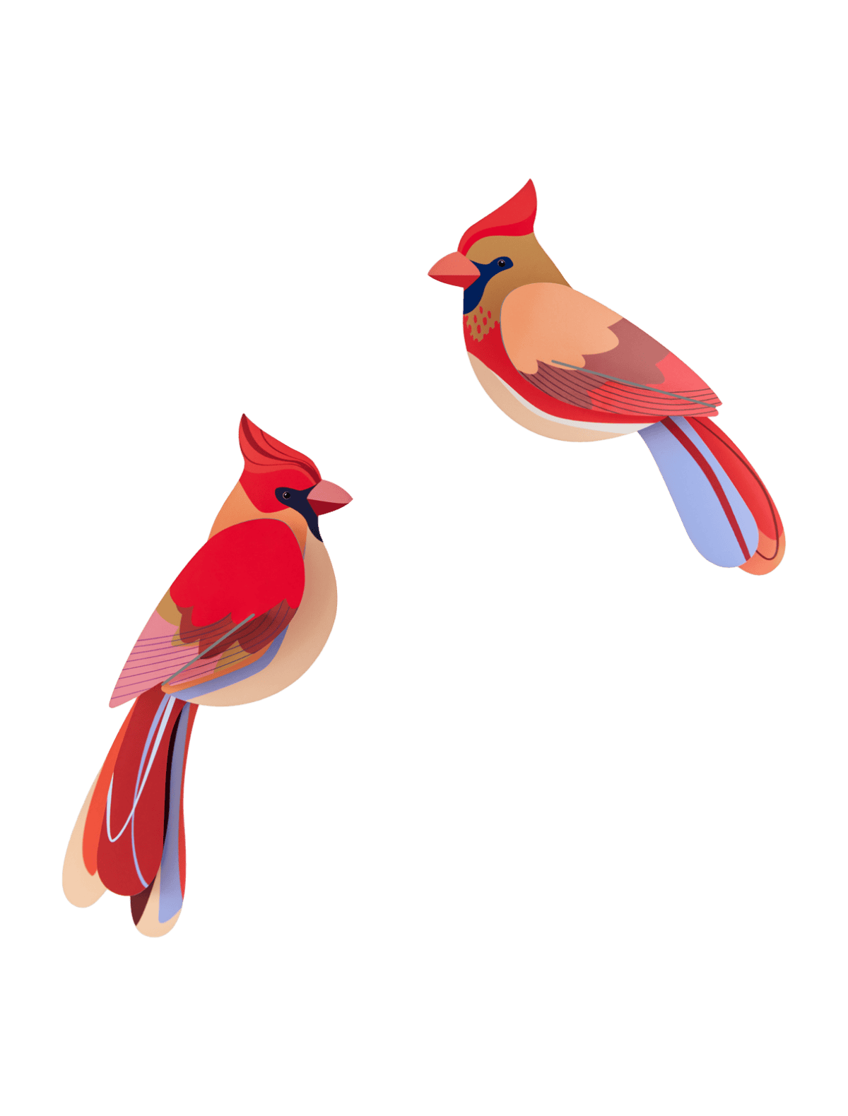 Wall Decor - Garden Bird - Cardinals