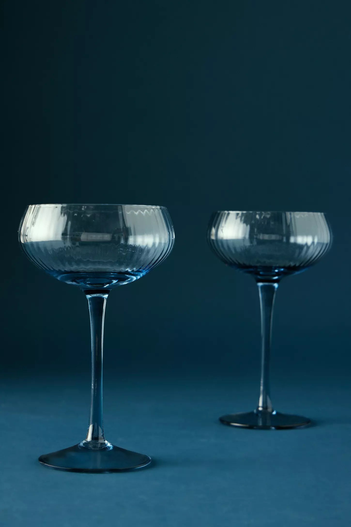 Cocktailglazen - Blauw (Set van 2)