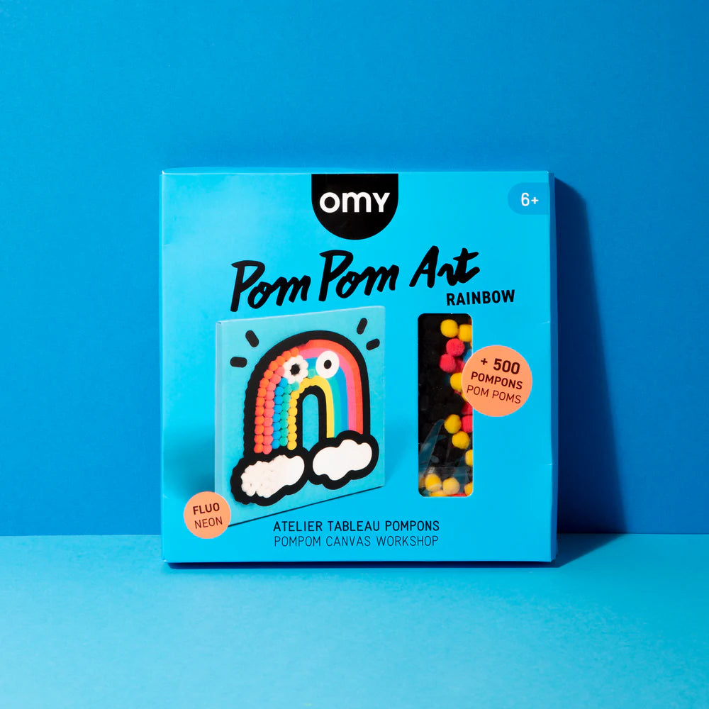 Pom Pom Art Kit - Rainbow