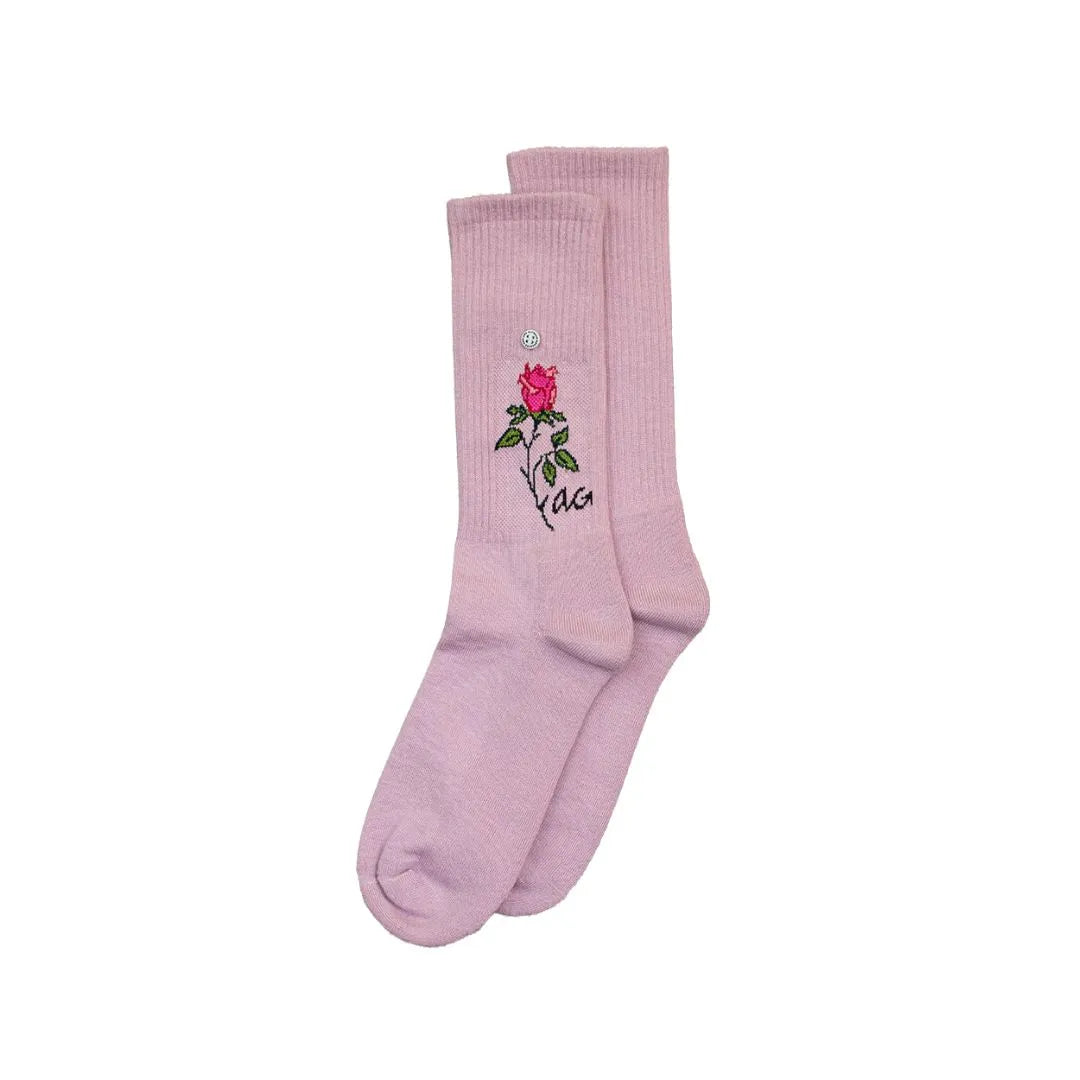 Sports Socks - Icon Roses - Pink