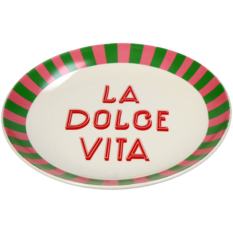 Stoneware Deep Plate - La Dolce Vita