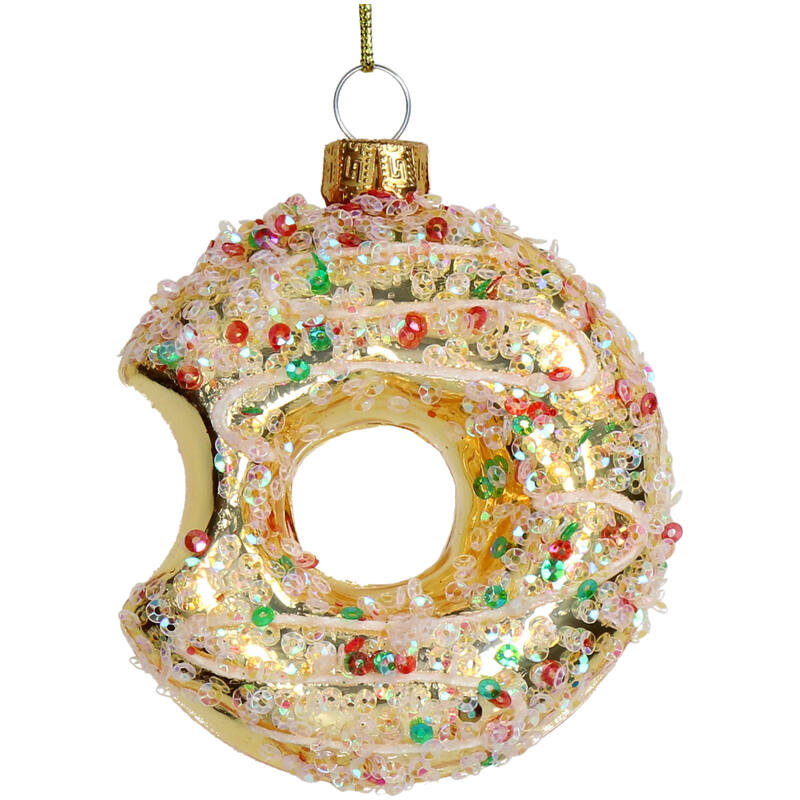 Christmas Ball - Donut Gold