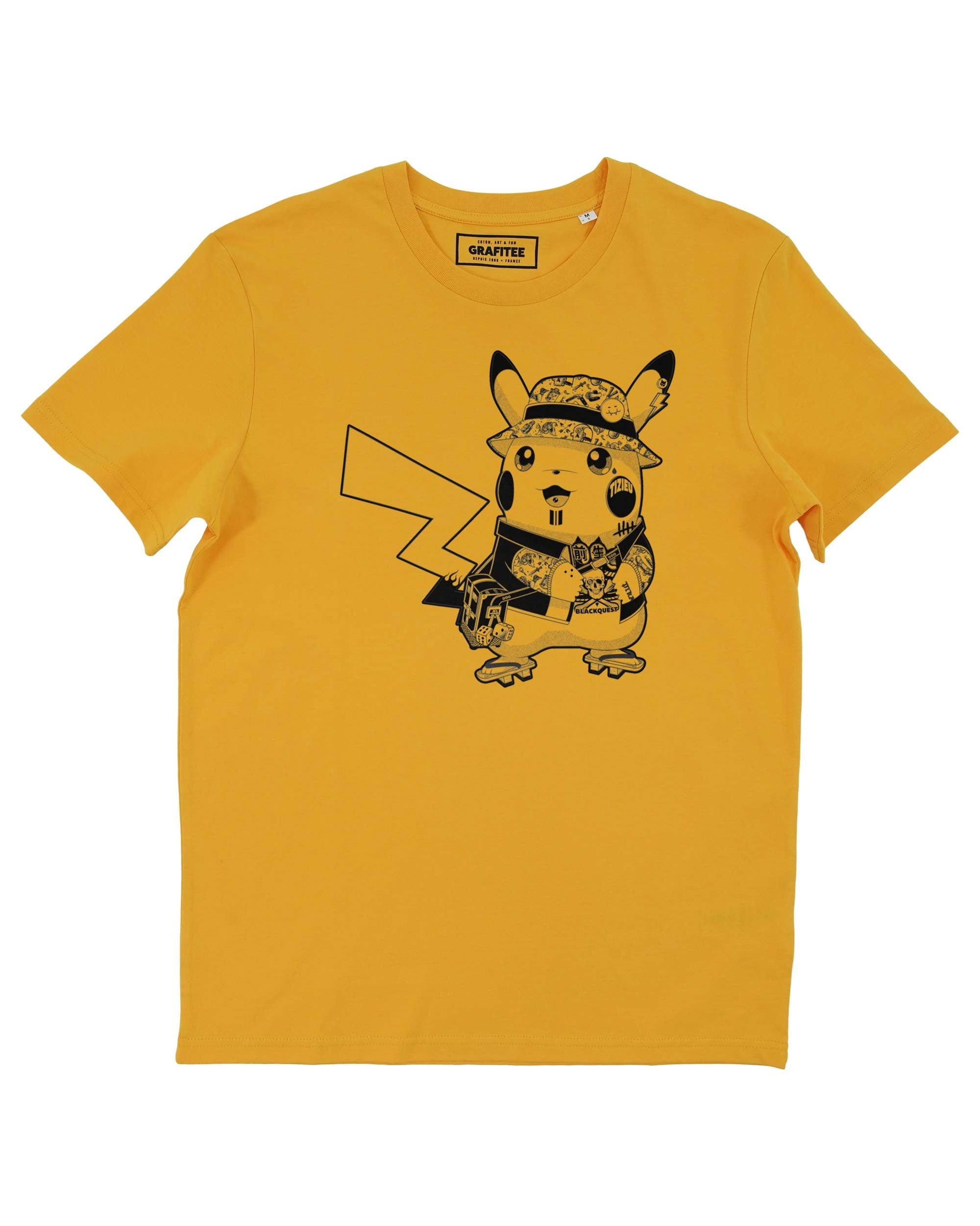 T-shirt - Street Pikachu - Yellow