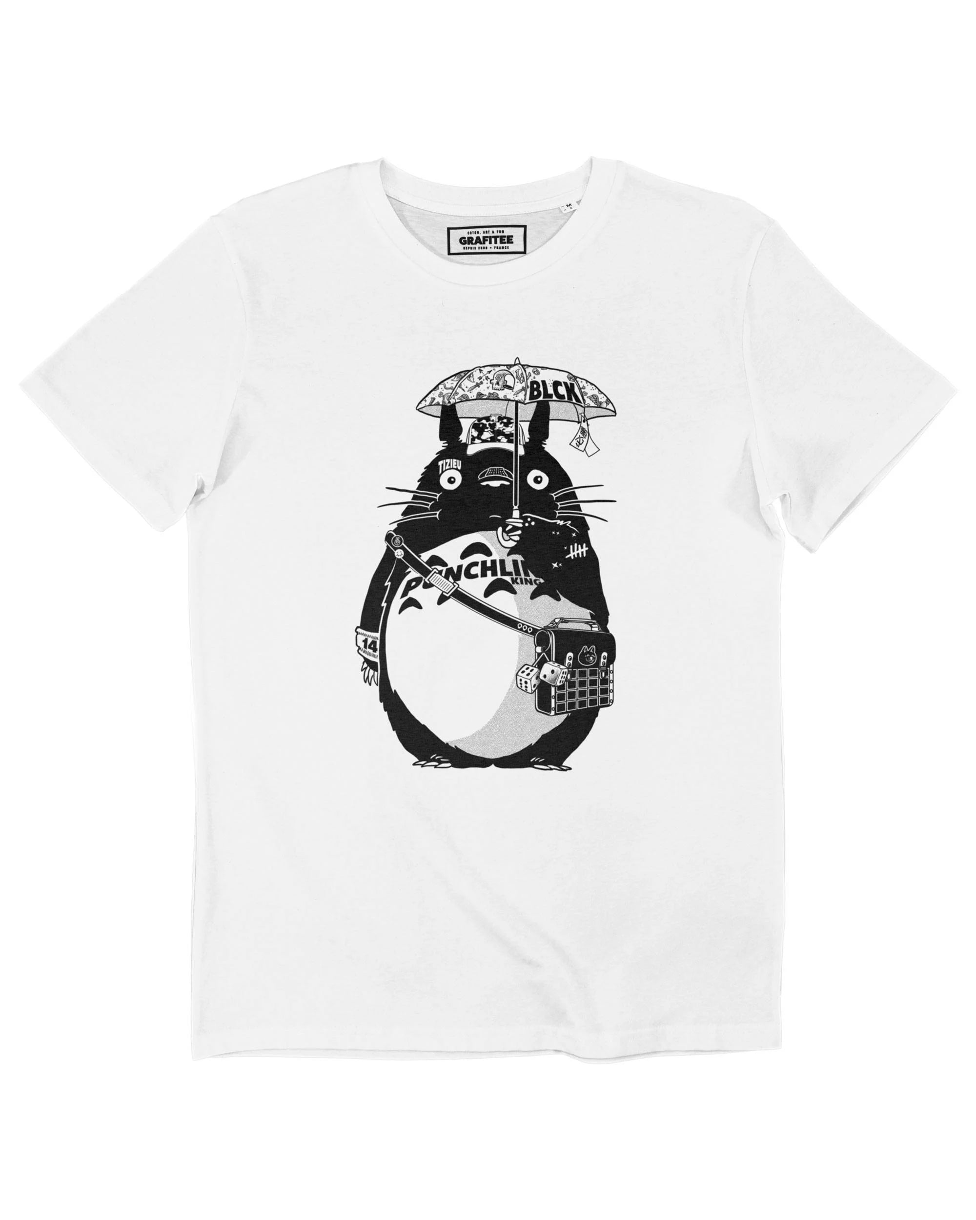 T-shirt - Straat Totoro - Wit