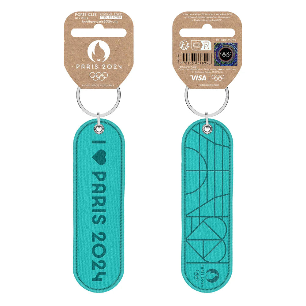 Key ring - Flame I Love Paris 2024