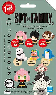 Nanoblock Spy x Family vol.2 (assortiment mystere)