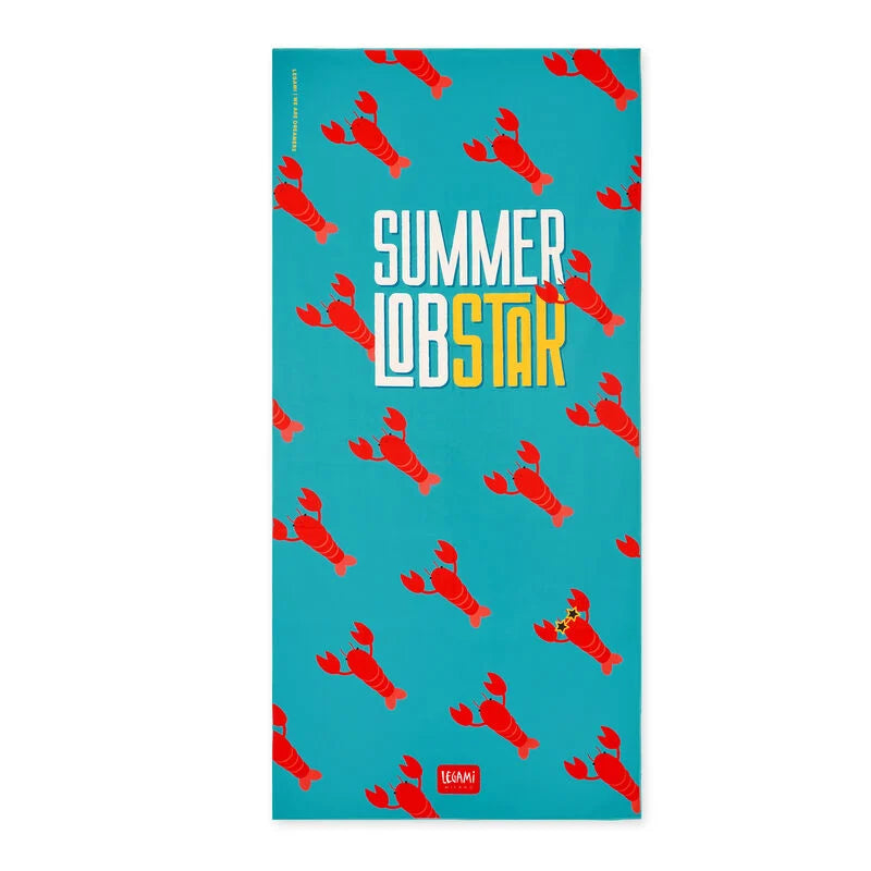 Lobster beach towel